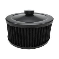 Proflow Air Filter Assembly Round 6in. x 3in. Black