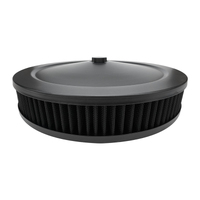 Proflow Air Filter Assembly Round 14in. x 2.5in. Black