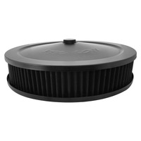 Proflow Air Filter Assembly for Holley EFI Sniper Series Round 14'' x 3'' Recessed Base Black Kit