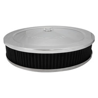 Proflow Air Filter Assembly for Holley EFI Sniper Series Round 14'' x 3'' Recessed Base Chrome Kit