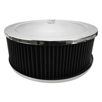 Proflow Air Filter Assembly Round 14in. x 4in. Chrome Recessed Base Each