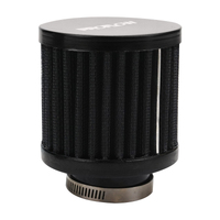 Proflow Breather Filter Clamp On 70mm High 35mm (1-3/8in. ) Neck Black