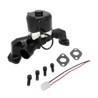 Proflow Water Pump Electric Aluminium Black 132 LPM/35 GPM at 12 Volts For Chevrolet Big Block Each