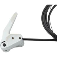 Proflow Universal Bear Jaw Door Latch Release Chrome Handle with Cable Kit