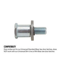 Proflow Door Latch Striker Pin Suit Standard Bear Jaw Door Latch Each