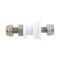 Proflow Electrical Bulkhead Connectors Stainless Steel PTFE 25A Max Pair