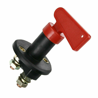 Proflow Master Battery Isolator Switch 2 Position On-Off Detachable Key Cap 12v 200Amp