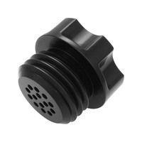 Proflow Oil Cap Breather For Ford Falcon Barra 4.0L -10AN Screw-on Billet Aluminium Black