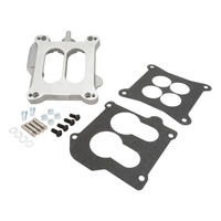 Proflow Carburettor Adaptor Spacer Aluminium 4-Barrel Ford Spread Bore Thermoquad to Holley Square Bore Kit