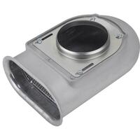 Proflow Carburettor Scoop Aluminium Black Mini Hilborn-Style Single Carburettor Each