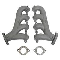 Proflow Exhaust Manifolds LS Natural Iron Raw Casting Chev ,Holden LS Series Engines Pair