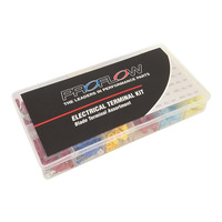 Proflow Electric Terminal Kit 270 Piece Male/Female Blade Terminal Assortment Kit