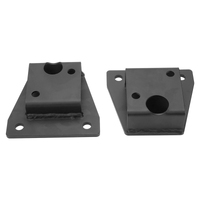 Proflow Engine Mount adapter kit Bolt-In Steel Black For Chevrolet V8 Engine Into For Holden HQ,HJ,HX Torana LH,LX Pair