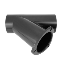 Proflow Exhaust Steel Cut Out Y Pipe 4.0in. Cap Gasket & Bolts 10in. overall length Each