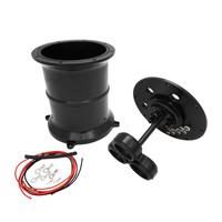 Proflow Surge Tank Kit Triple 39mm Fuel Pumps EFI 2.5L Billet Aluminium Black Anodised