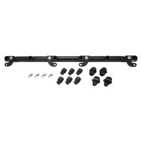 Proflow Fuel Rail Kit Ford Falcon FG XR6 Turbo Barra -08AN ORB Billet Aluminium Black Anodised