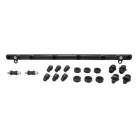 Proflow Fuel Rail Kit For Nissan RB25DET -08AN ORB Billet Aluminium Black Anodised