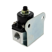 Proflow Fuel Pressure Regulator Carby Economy Billet Black/Silver -3/8in. NPT 2 Port Adjustable 5-12 PSI