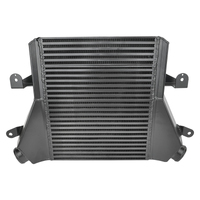 Proflow Intercooler For Ford Falcon Barra FG XR6 Turbo & F6 Typhoon Stepped Core 81-55mm Black Powdercoat