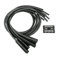 Proflow Spark Plug Ignition Lead Set 8.8mm Spiral Core LS Chev For Holden Relocation Kit Straight Boots Separator Set