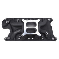 Proflow Intake Manifold AirDual Aluminium Black Square bore SB For Ford 289 302