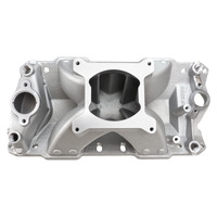 Proflow Intake Manifold Super Max Single Plane Aluminium Natural Square Bore SB Chev up to