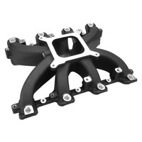 Proflow Intake Manifold RPM AirMax-EFI Aluminium Black Chev Holden Commodore LS1/LS2 Heads Single Plane With Fuel Rails Kit