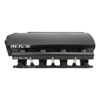 Proflow SuperMax EFI Intake Manifold Kit Low Profile For Holden Commodore LS1/LS2 Fabricated Black w/Fuel Rails 92mm Bore