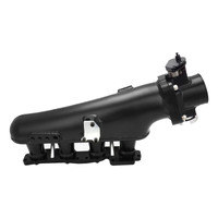 Proflow Intake Manifold Kit For Nissan SR20 S14/S15 Fabricated Aluminium Black 76mm Throttle Body Fuel Rail Kit