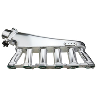 Proflow Intake Manifold Kit Fabricated Aluminium Polished For Toyota 1FZ-FE Inlet Plenum 90mm Throttle Body Fuel Rail