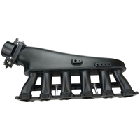 Proflow Intake Manifold Kit Fabricated Aluminium Black For Toyota 1FZ-FE Inlet Plenum 90mm Throttle Body Fuel Rail