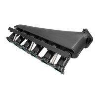 Proflow Intake Manifold Kit V2 For Ford Falcon XR6 BA/BF/FG Barra Fabricated Aluminium Black 80mm Bore