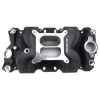 Proflow Intake Manifold AirMax Aluminium Black Square Bore For Chevrolet Small Block