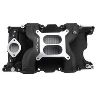 Proflow Intake Manifold AirMax Aluminium Black Square Bore SB For Chrysler