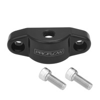Proflow Oil Cooler Bypass Plate Suits LS Engines 1/8'' NPT Port Billet Aluminum Black