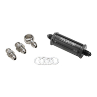 Proflow Turbo Oil Feed Line Kit Stainless Braided Hose 30 Micron Filter For Ford Falcon Barra FG/FGX XR6 Turbo