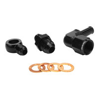 Proflow Turbo Water Line Feed Kit Stainless Braided Hose For Ford Falcon Barra BA/BF/FG XR6 Turbo