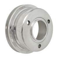 Proflow Billet Pulley V-Belt Crankshaft For Ford SB For Ford Windsor 3 Bolt 1-Groove With Removeable Balancer Spigot Anodised Aluminium