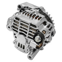 Proflow Alternator Power Spark 140 Amp For Holden Commodore LS VT VX VY Internal Regulator Polished Serpentine Pulley Each