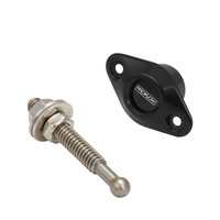 Proflow Quick Release Pro Latch Small 38 x 23mm Fastener Dzus Billet Aluminium Black Kit