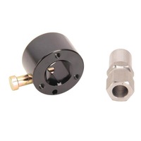 Proflow Aluminum Quick Release Steering Wheel Hub Hex 3/4 Inch Black 3/4" ID weld on hex sleeve allows for welding to 3/4" round steering shafts,