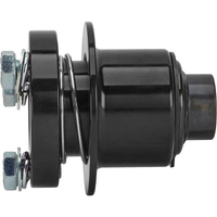 Proflow Aluminum Quick Release Hub Rim Style ,3/4 Inch Spring Loaded Hub Black Anodized