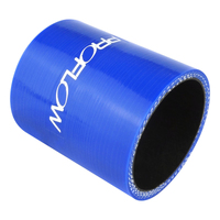 Proflow Hose Tubing Air intake Silicone Straight 1.75in. Straight 3in. Length Blue