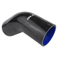 Proflow Hose Tubing Air intake Silicone Coupler 4.00in. 45 Degree Elbow Black