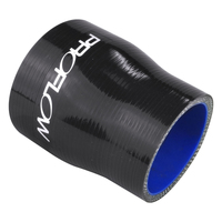 Proflow Hose Tubing Air intake Silicone Reducer 2.50in. - 3.00in. Straight Black