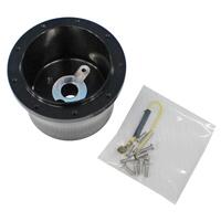 Proflow Universal Black Billet Steering Wheel Adaptor 9 hole Each