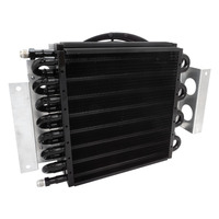 Proflow Transmission Cooler Kit Dual Core 15.75'' x 11.5'' x 5.0'' 10'' 650CFM Fan AN6 Inlets