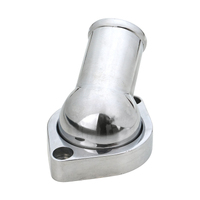 Proflow Water Neck Thermostat Housing Cast Aluminum Polished 45 Degree Swivel Chev For Holden LS Each