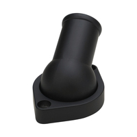 Proflow Water Neck Thermostat Housing Cast Aluminum Black 45 Degree Swivel Chev For Holden LS Each