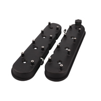 Proflow Valve Covers For Holden/Chev Commodore LS Cast Aluminium With Coil Mounting Post Black Set
